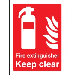 Fire Extinguisher Keep Clear