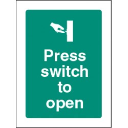 Press Switch to Open