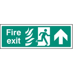 HTM Fire Exit - Arrow Up / Straight On