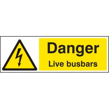 Danger - Live Busbars