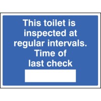 This Toilet Is Inspected (Space for Time)