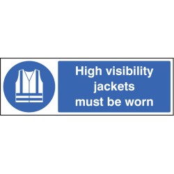 High Visibility Jackets Must be Worn