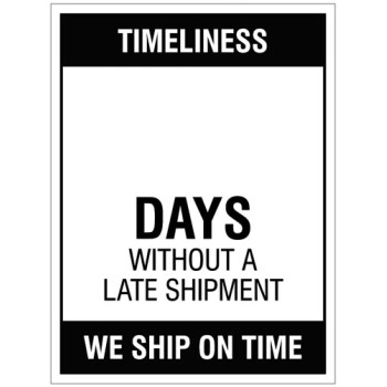 Timeliness - Wipe Clean Board 