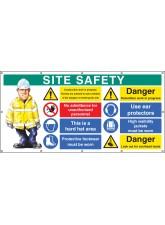 Site Safety - Banner with Eyelets (as 58037)