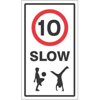 Slow - 10mph - Children - Class R2 Permanent