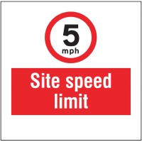 5mph - Site Speed Limit - Add a Logo - Site Saver