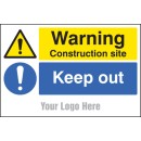 Warning - Construction Site - Keep Out