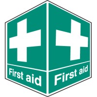 First Aid - Projecting Sign