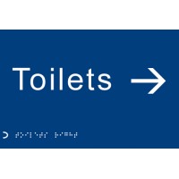 Braille - Toilets - Arrow Right