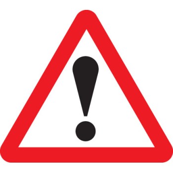 ! - Road Traffic - Exclamation Symbol - Class RA1 - Temporary