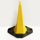 Your Message Here - Double Sided Yellow Cone