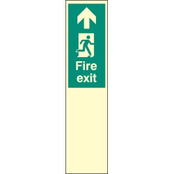 Door Plate - Fire Exit Straight On