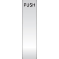 Push - Deluxe Engraved Door Plate