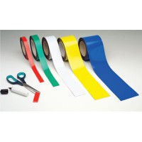 White Magnetic Easy-Wipe Strip 50mm wide