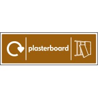 Plasterboard - WRAP Recycling Sign